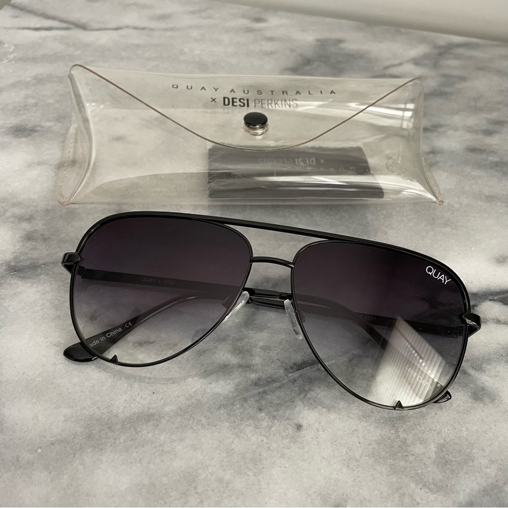 Quay Australia x Desi Perkins High Key Mini Sunglasses